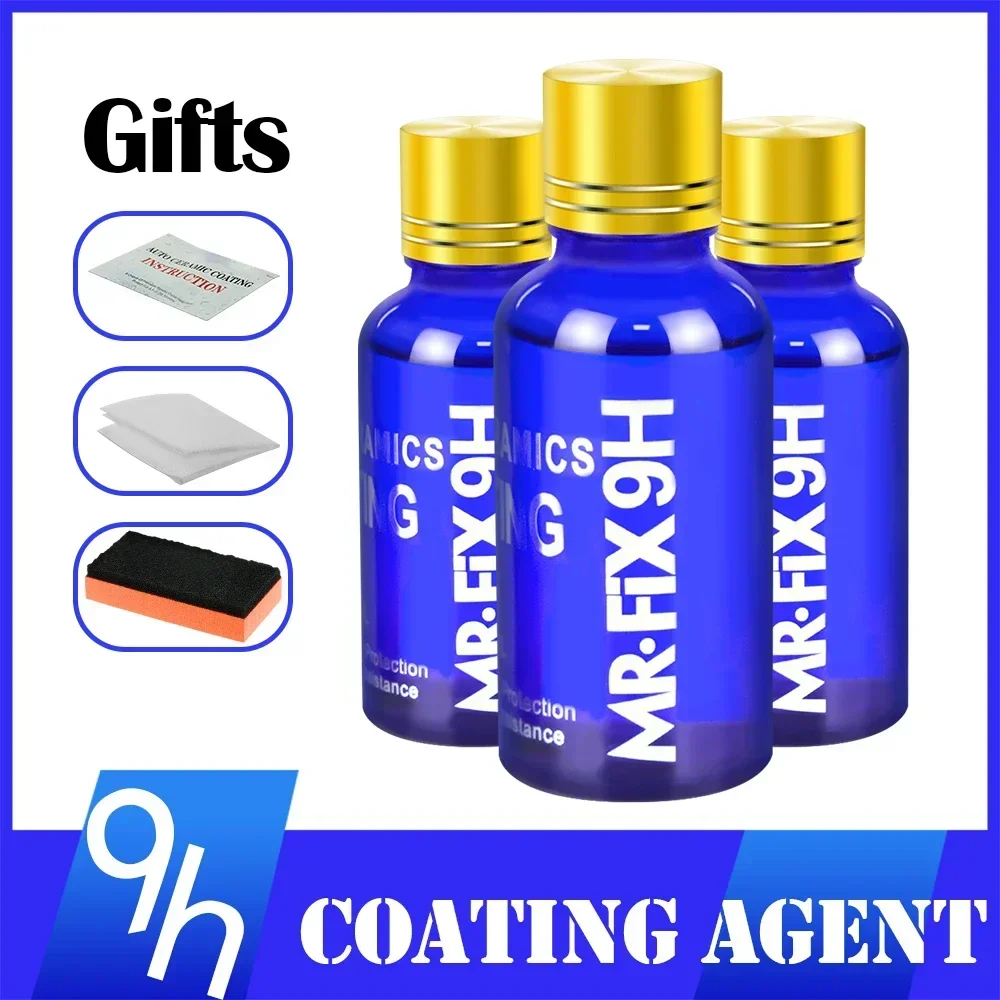 Nano Liquid Coating - 3 Buah Set Lapisan Kaca Super