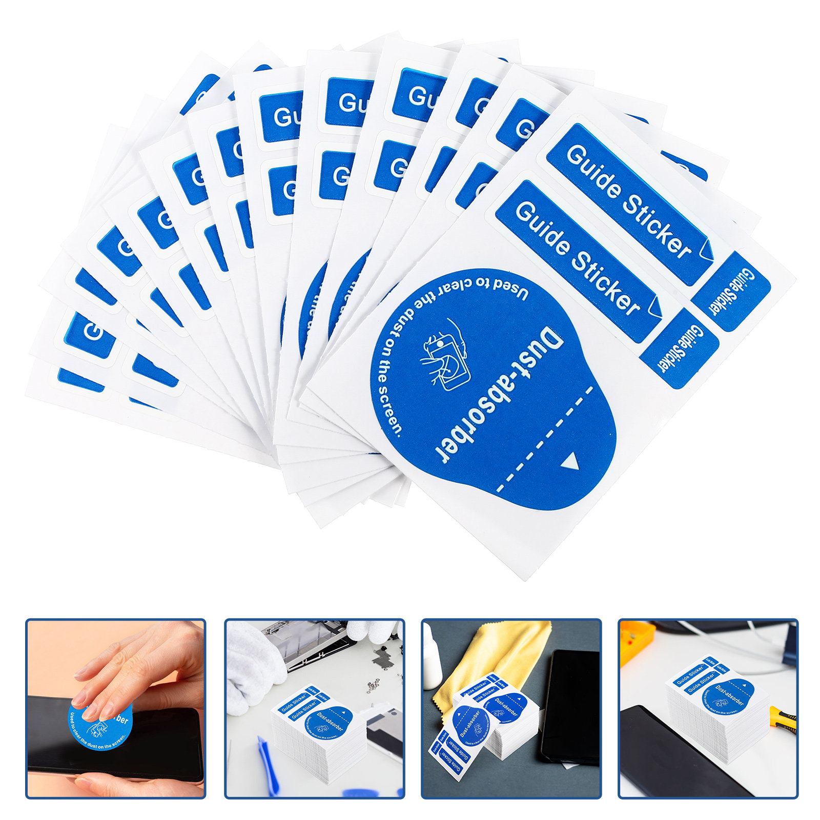 Dust Removal Sticker - 200 Buah Stiker Penghilang Debu Layar