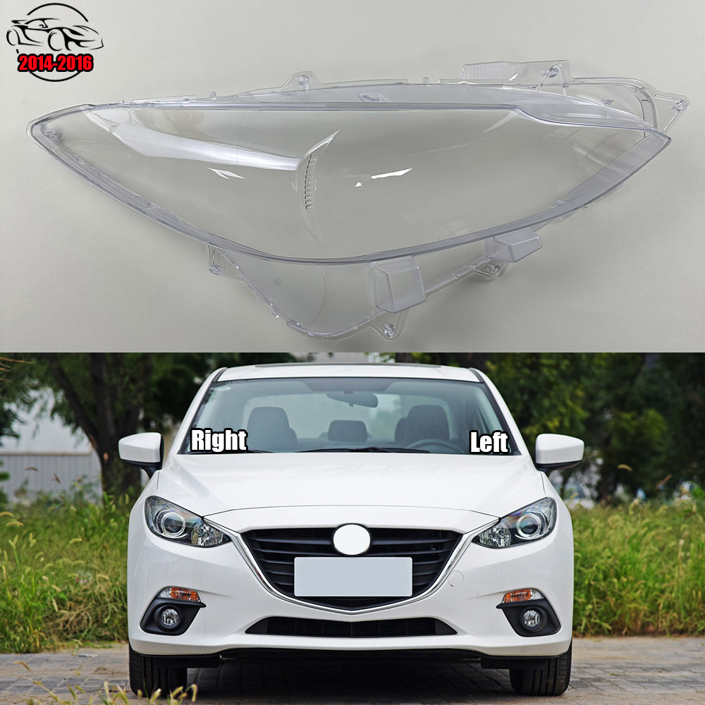 Glass Protector Auto - Lampu depan mobil Halogen untuk Mazda