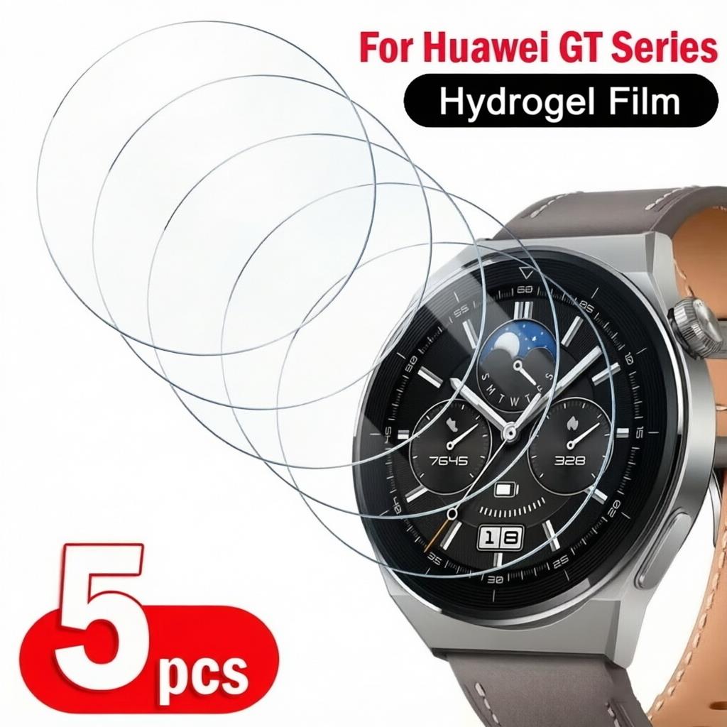 Smartwatch Screen Film - 1-5 Buah Film Hidrogel untuk Jam