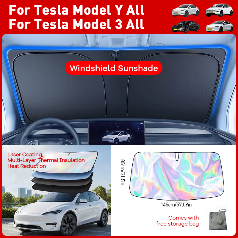 Glass Protector Auto - Untuk Tesla Model Y YL 3