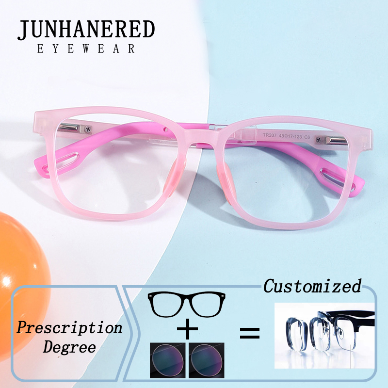 Anti Blue Light Film - Kacamata Optik Retro Bulat Pria Wanita