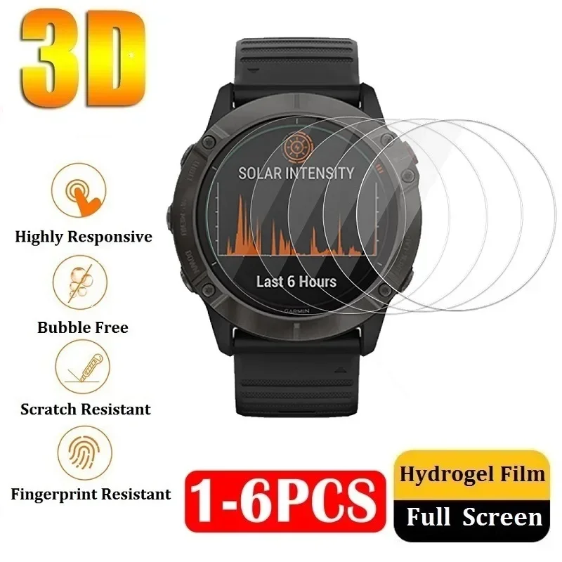 Hydrogel Screen Protector - Film hidrogel pelindung pada Garmin Fenix