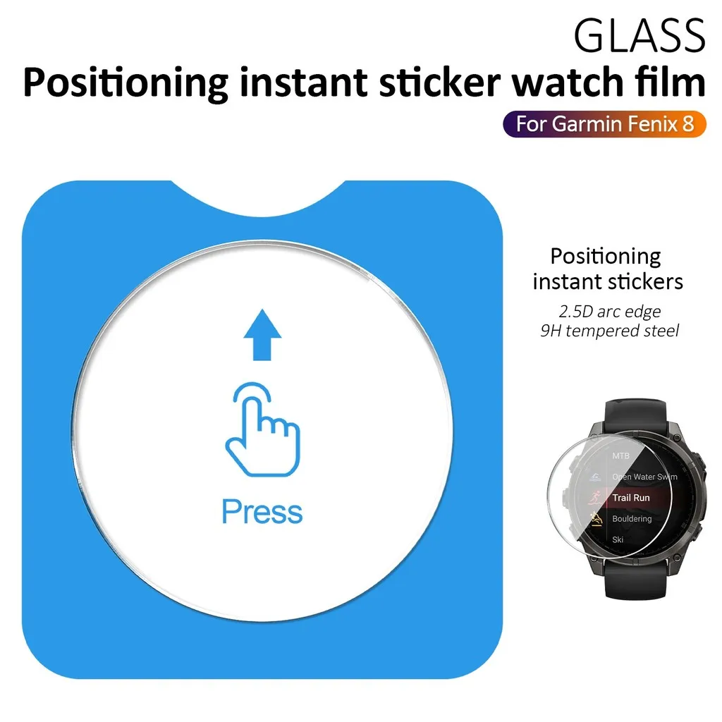 Tempered Glass Screen 9H - Pelindung Layar Garmin Fenix 8 Series,