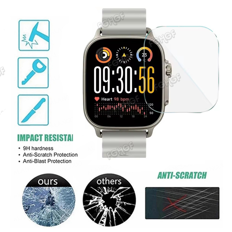 Tempered Glass Screen 9H - Kaca Tempered 9H untuk Jam Tangan