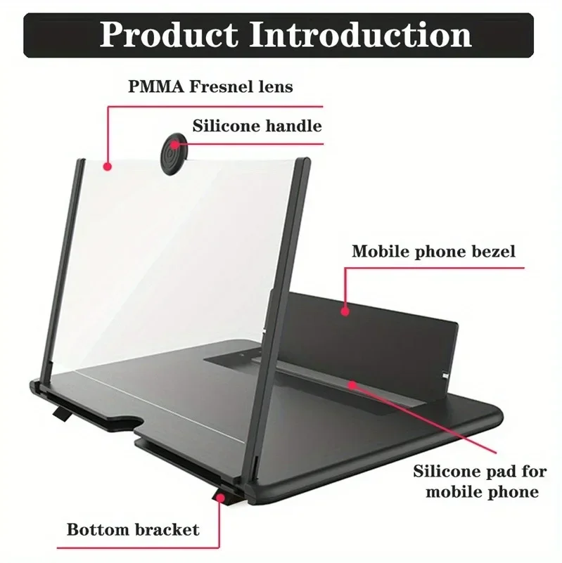 Matte Anti Glare Screen - Pembesar Layar HD 12/10 Inci, Amplifier