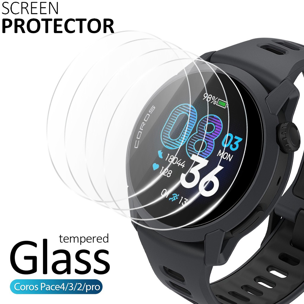 Tempered Glass Screen 9H - 2 Buah Pelindung Jam Tangan untuk