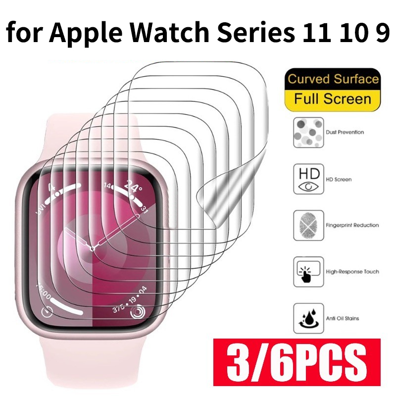 Smartwatch Screen Film - 6 Buah Film Pelindung Layar untuk