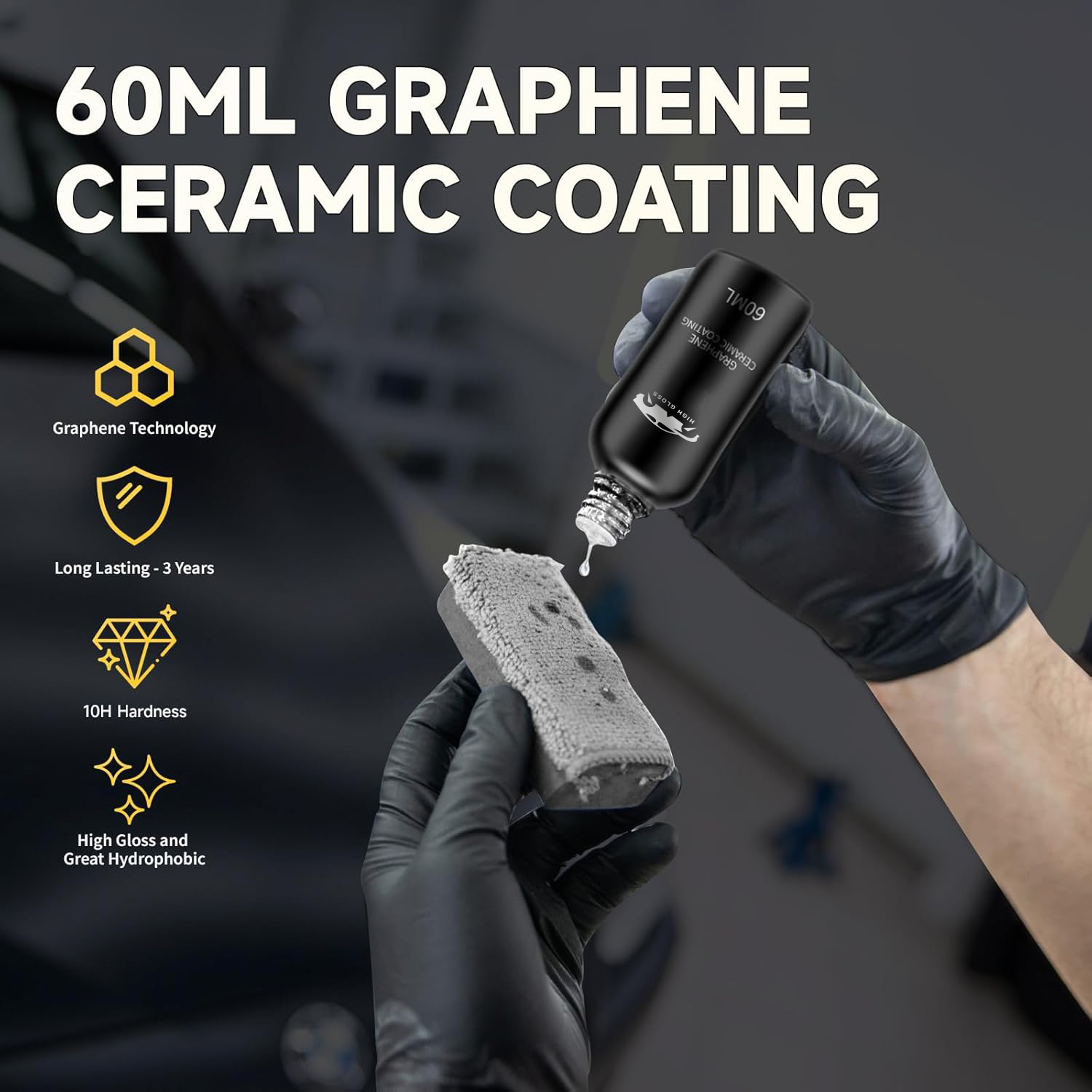 Lapisan Keramik Grafena 10H un - Nano Liquid Coating ulasan dan harga