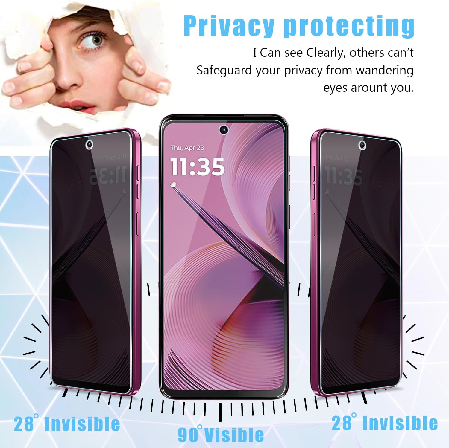 [2 Pack] Filter Privasi Kaca T - Privacy Filter 2Pack ulasan dan harga