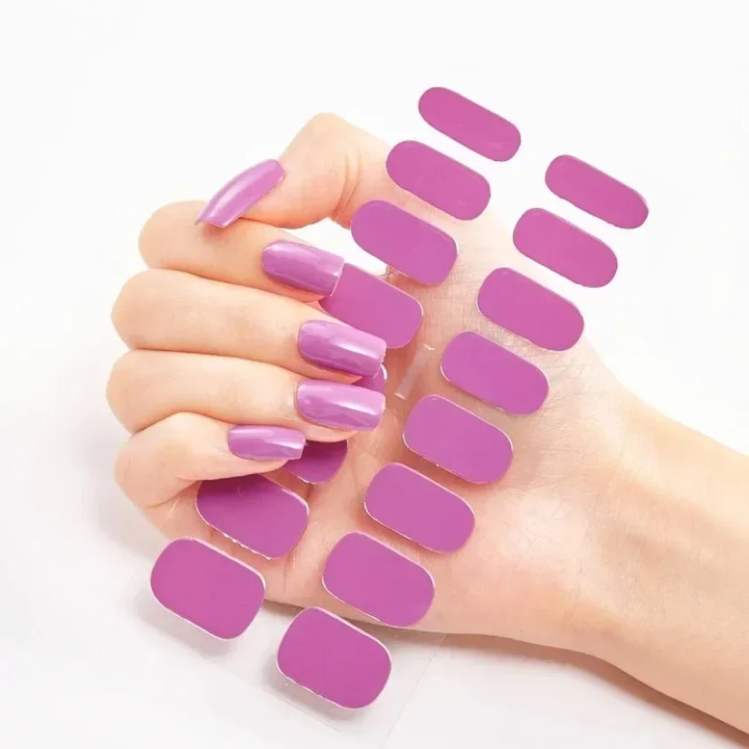 16 Tips Stiker Seni Kuku Semi- - Full Cover Adhesive ulasan dan harga