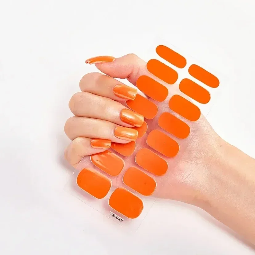 16 Tips Stiker Seni Kuku Semi- - Full Cover Adhesive ulasan dan harga