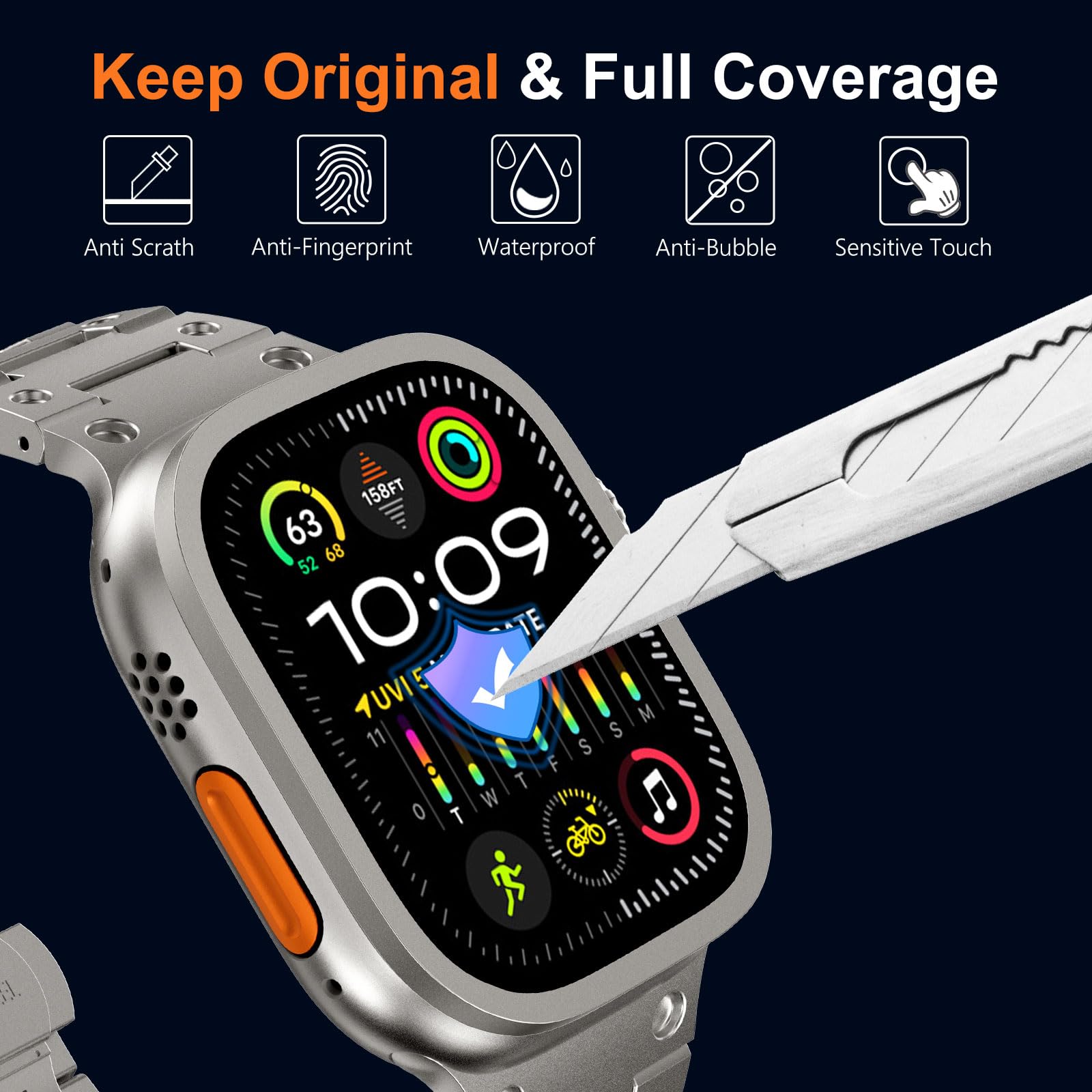 Kaca antigores untuk jam tanga - Smartwatch Screen Film ulasan dan harga