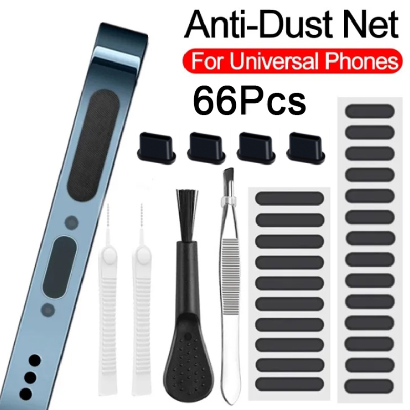 66 Buah Speaker Ponsel Sumbat  - Dust Removal Sticker ulasan dan harga