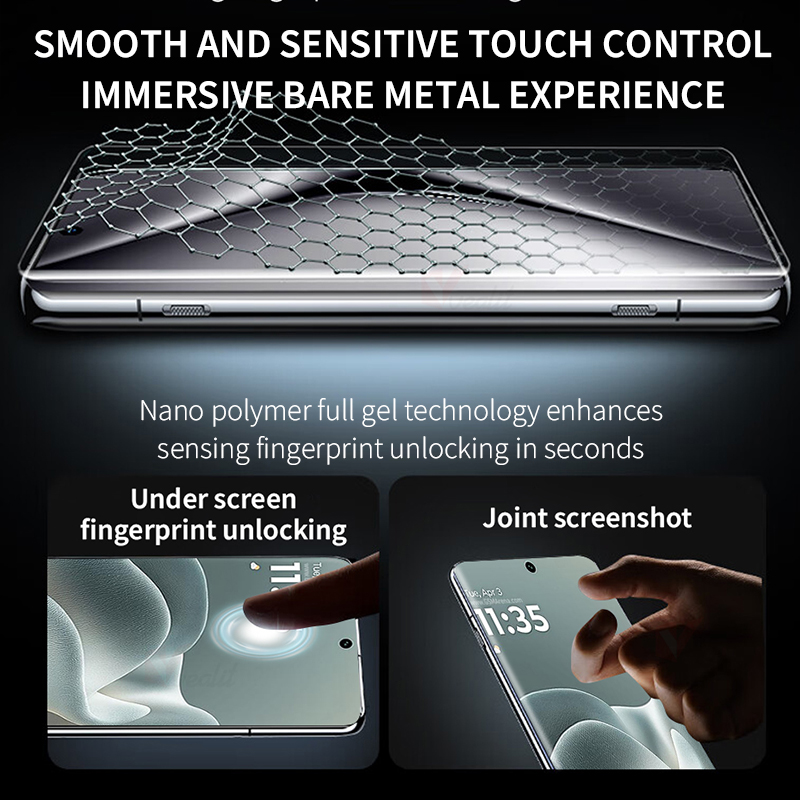 2-4 Buah Film Hidrogel Silikon - Curved Edge Screen ulasan dan harga