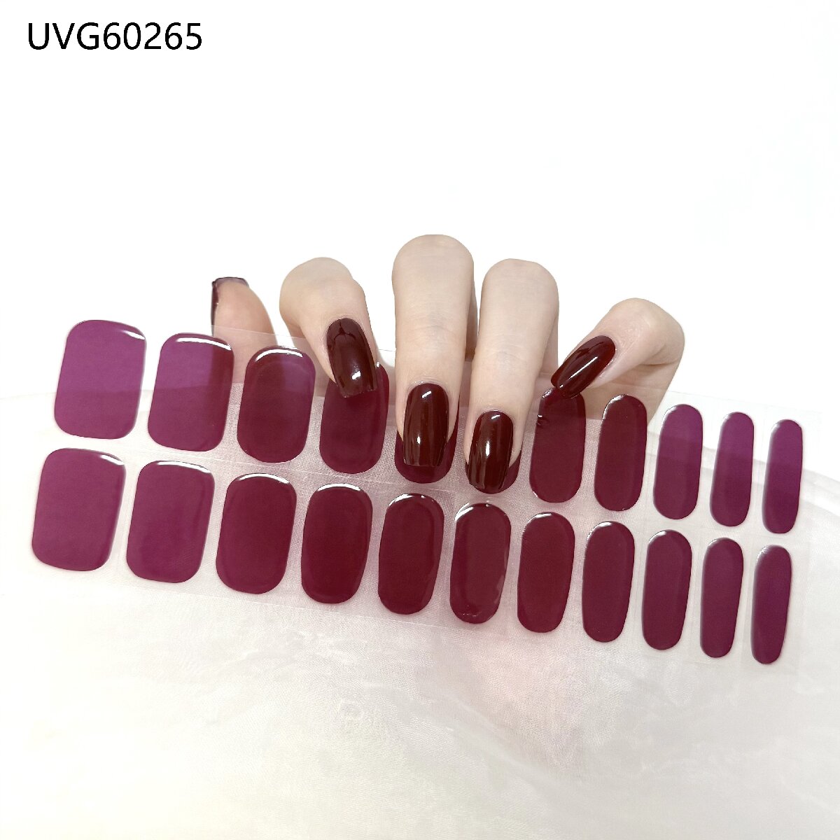 22Tips Semi-Cured Gel Nail Pat - Full Cover Adhesive ulasan dan harga