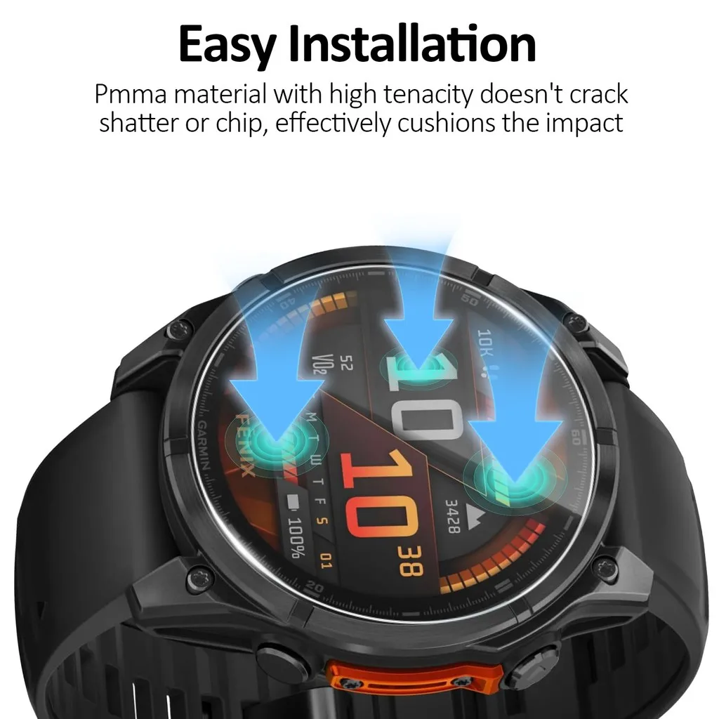 Pelindung Layar Garmin Fenix 8 - Tempered Glass Screen 9H ulasan dan harga