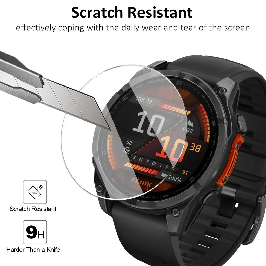 Pelindung Layar Garmin Fenix 8 - Tempered Glass Screen 9H ulasan dan harga