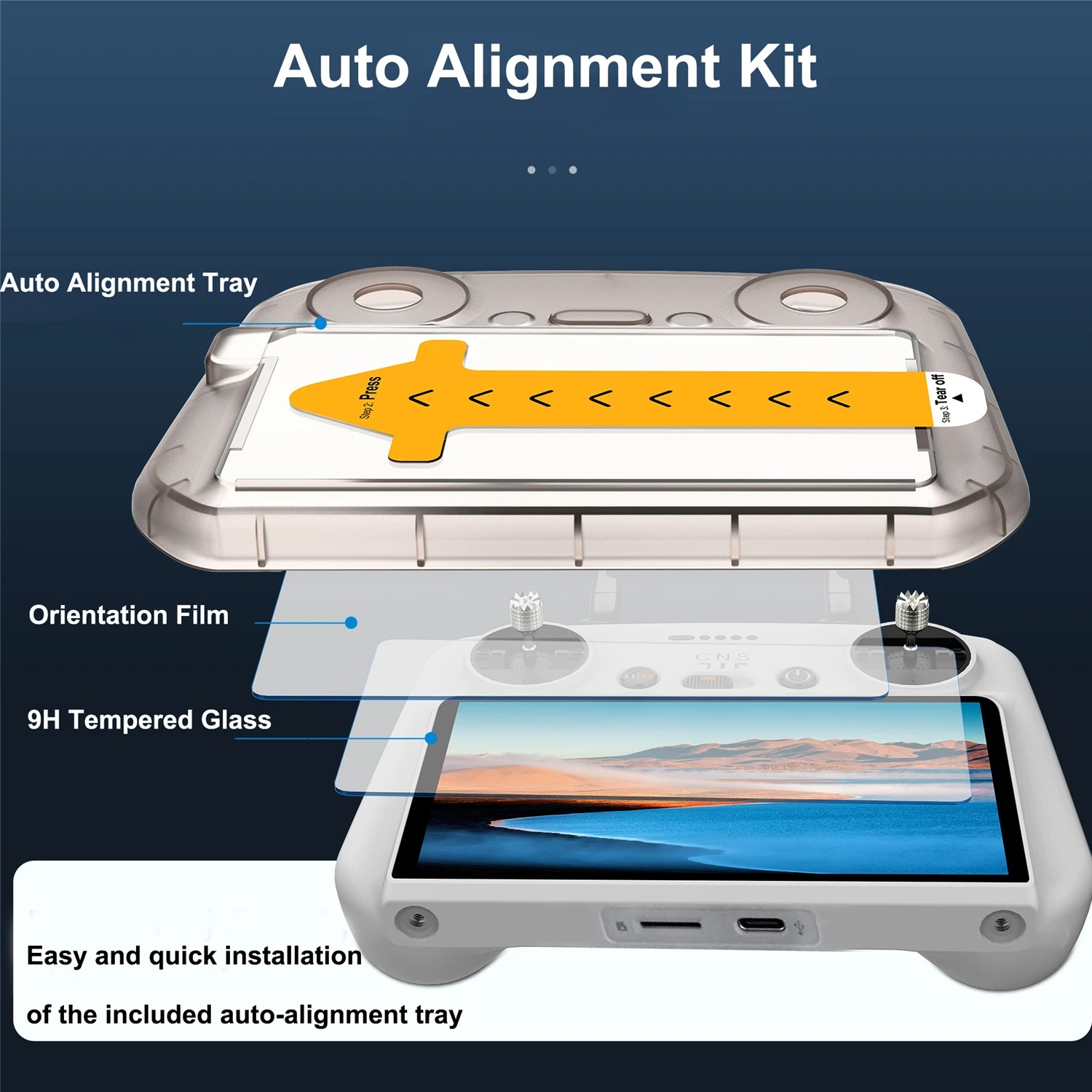 Untuk DJI Flip/Air3/3S/Mini3/4 - Glass Protector Auto ulasan dan harga