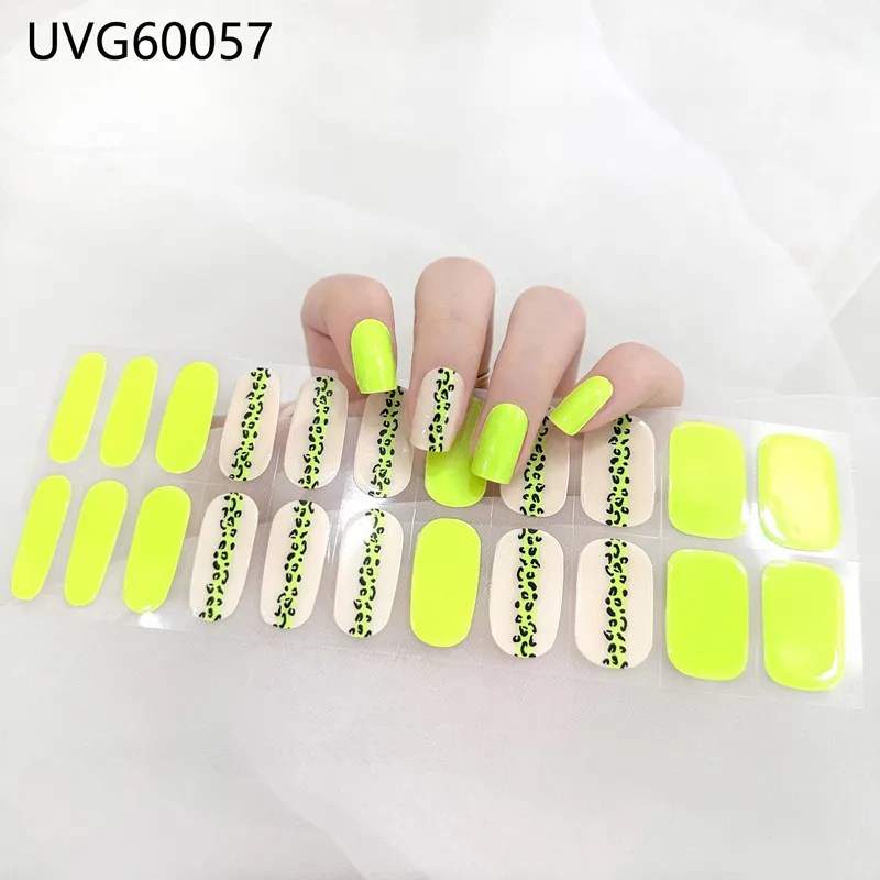16/18/20 ujung Gel stiker kuku - Full Cover Adhesive ulasan dan harga
