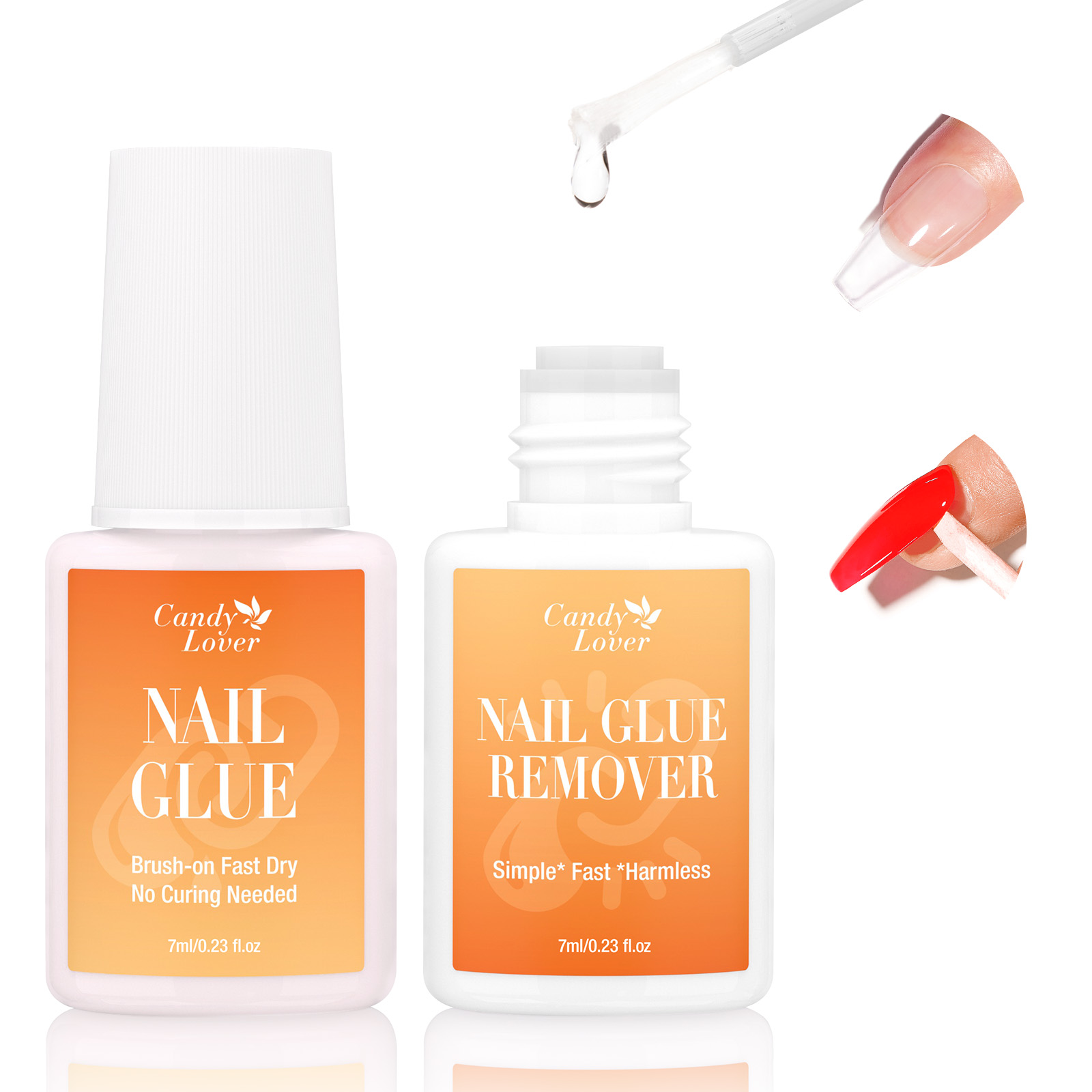 Kit Penghilang Lem Kuku Super  - Liquid Uv Glue Kit ulasan dan harga