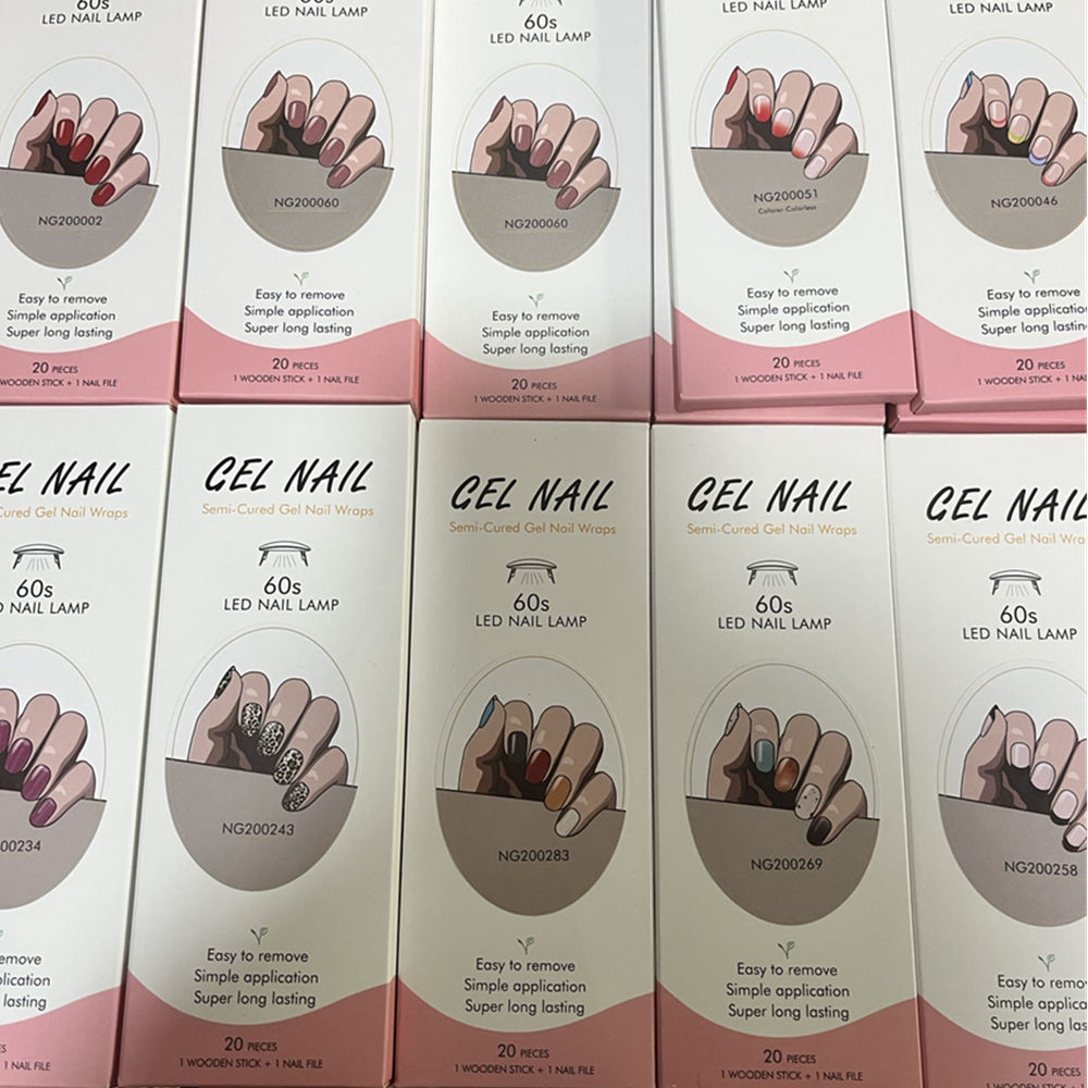 16/18/20 ujung Prancis Gel kuk - Full Cover Adhesive ulasan dan harga